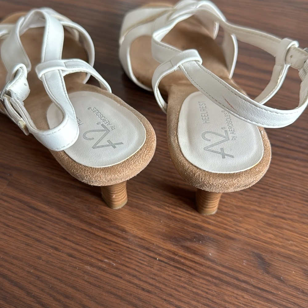 White A2 Sandals - Picture 5 of 6